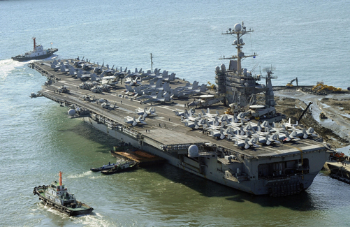 Tàu sân bay USS George Washington cập cảng Philippines ảnh 1